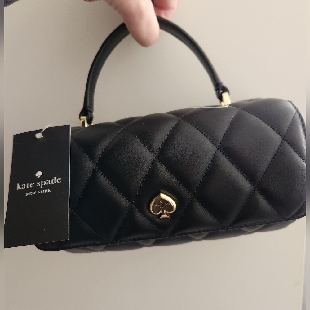 New With Tag Kate Spade Heart Quilted Leather KK175 Bag - Picture 11 of 11